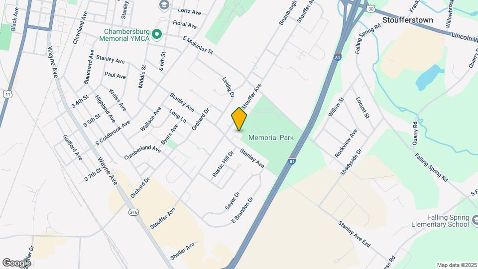1127 Stanley Ave Mapa y Detalles de la Ubicación