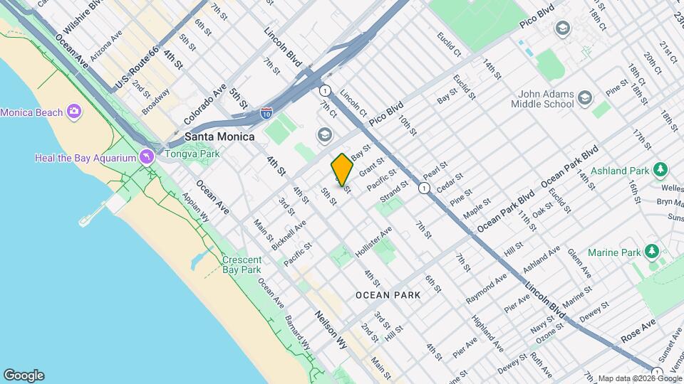 2036 6th St, Unit 1 Map and Location Details