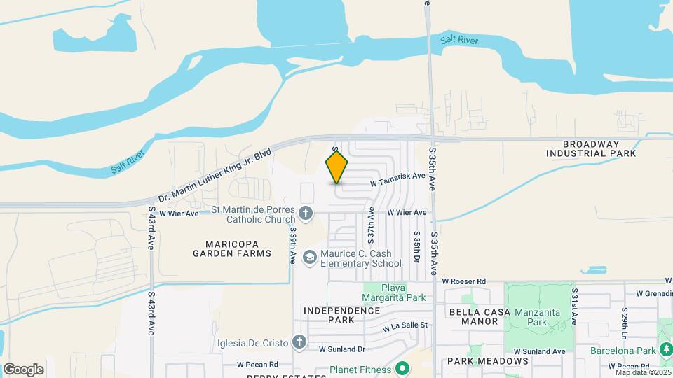 4731 S 38th Ln Map and Location Details