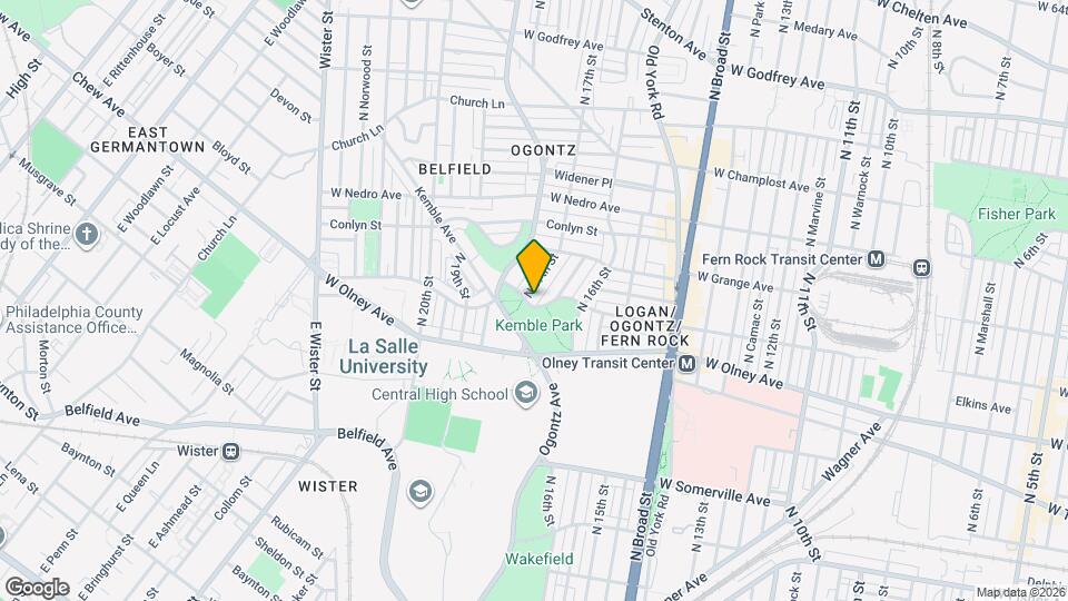 5701 N 17th St Map and Location Details