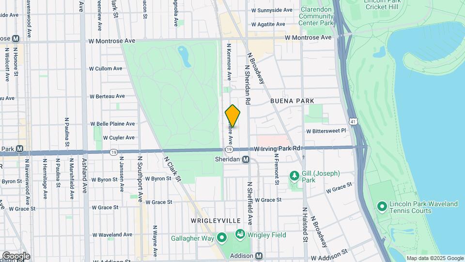 4053 N Kenmore Ave Map and Location Details