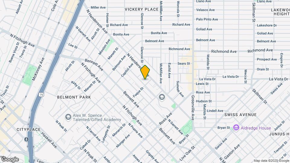 Magnolia off Henderson Mapa y Detalles de la Ubicación