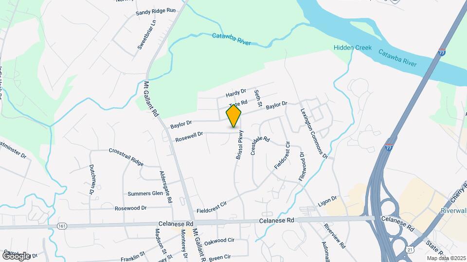 1710 Rosewell Dr Map and Location Details