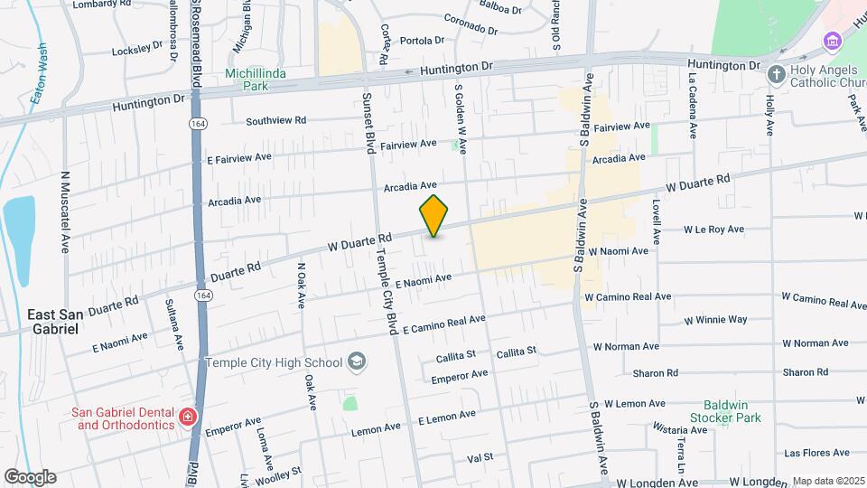 940 W Duarte Rd Map and Location Details