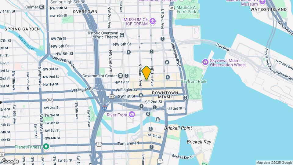 36 NE 1st St, Unit 522 Map and Location Details