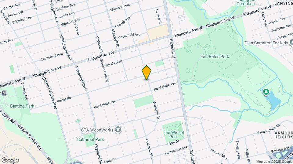 46 Verwood Ave Map and Location Details