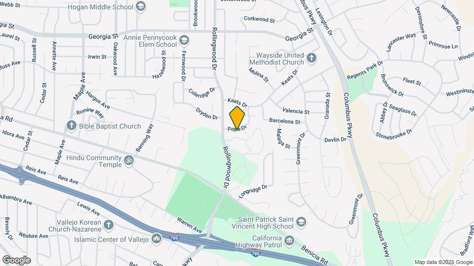 701 Pope Dr Map and Location Details