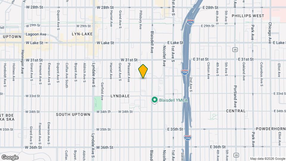 3205 Pillsbury Ave, Unit 3 Mapa y Detalles de la Ubicación