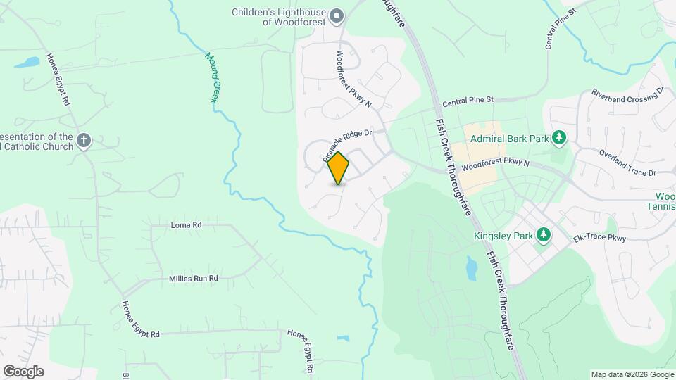 204 Forest Peak Way Map and Location Details