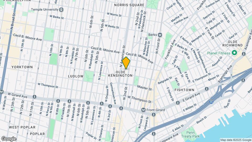 1535 N Philip St Mapa y Detalles de la Ubicación