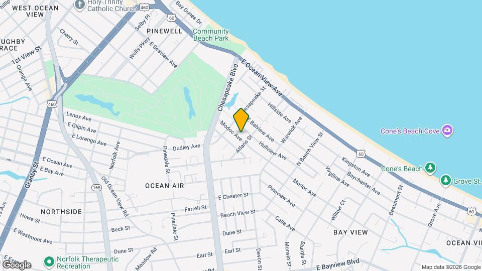 1024 Modoc Ave Map and Location Details