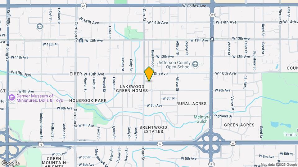 935-959 Brentwood St Mapa y Detalles de la Ubicación