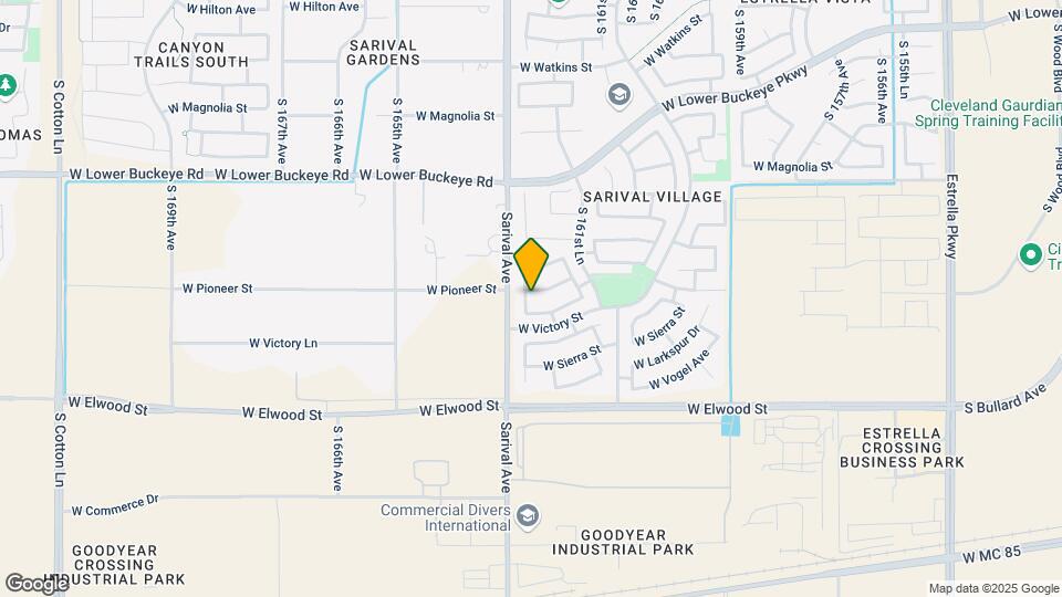 16271 W Pioneer St Map and Location Details