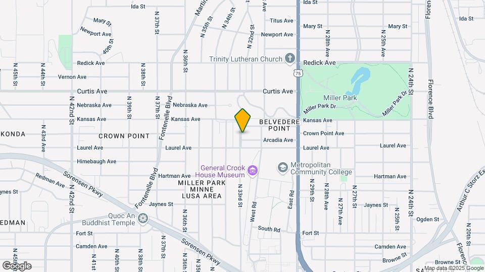 5927 N 33rd St Map and Location Details