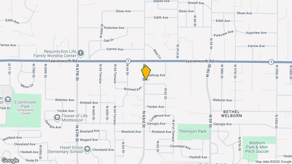 2935 N 63rd St Map and Location Details