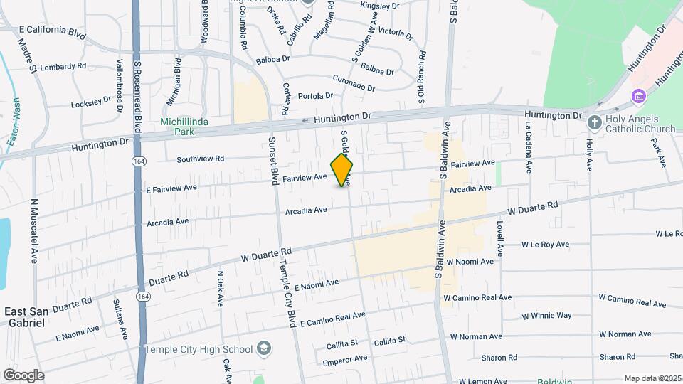 1017-1021 Golden West Ave Mapa y Detalles de la Ubicación
