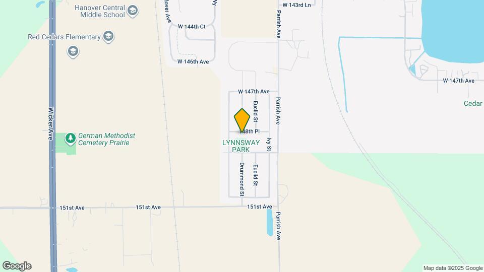 9903b 148th Pl Map and Location Details