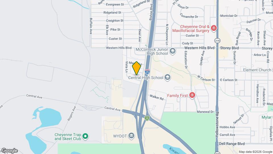 610 Vista Ln Map and Location Details