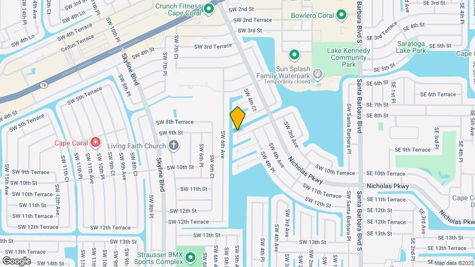 4108 SE 8th Ave Mapa y Detalles de la Ubicación