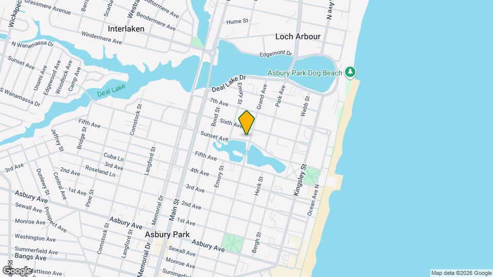 501 Sunset Ave, Unit Apt 4 Mapa y Detalles de la Ubicación