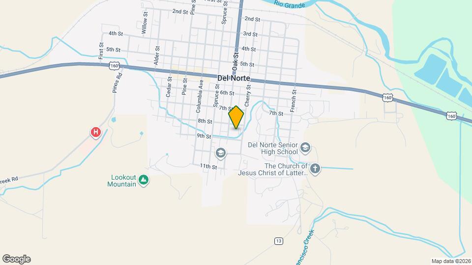 800 Oak St, Unit ID1385911P Map and Location Details