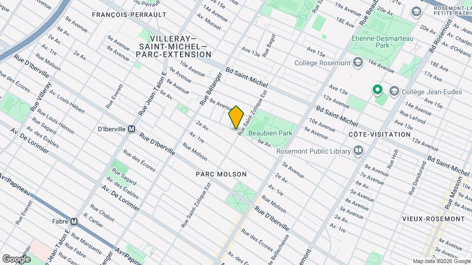 2693 Saint-Zotique Rue E Map and Location Details