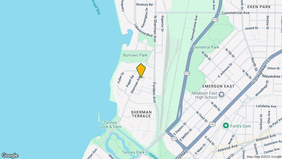 2015 Sherman Ave, Unit 1 Map and Location Details