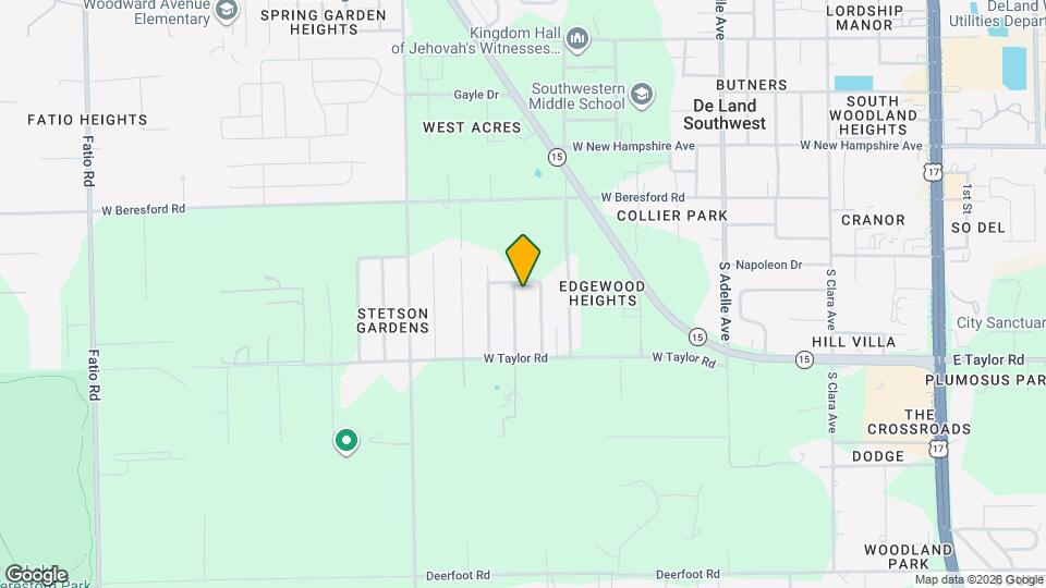 1516 S Boundary St Map and Location Details