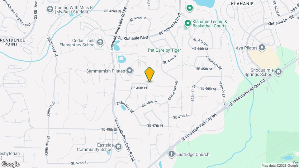 4562 240th Pl SE Map and Location Details