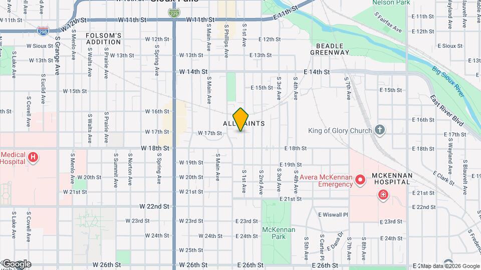 913 S 1st Ave Map and Location Details