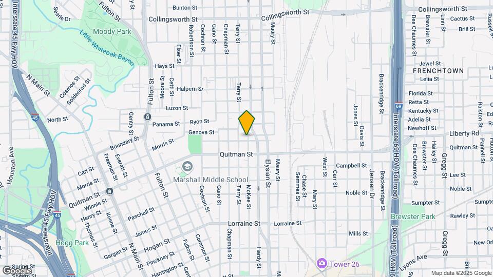 2501 McKee St Map and Location Details