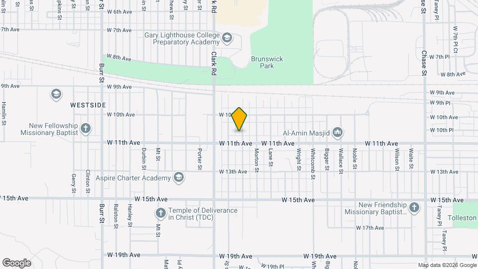 1058 Baker St Map and Location Details