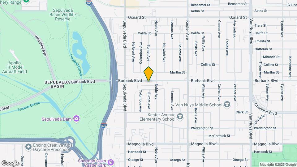 15128 Burbank Blvd, Unit 44-210 Mapa y Detalles de la Ubicación