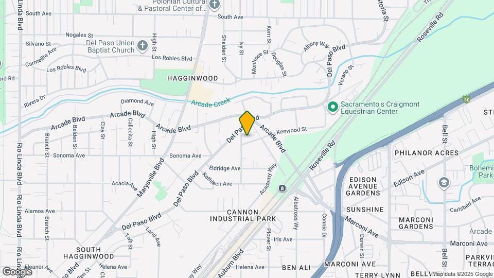 1705 Kenwood St Map and Location Details