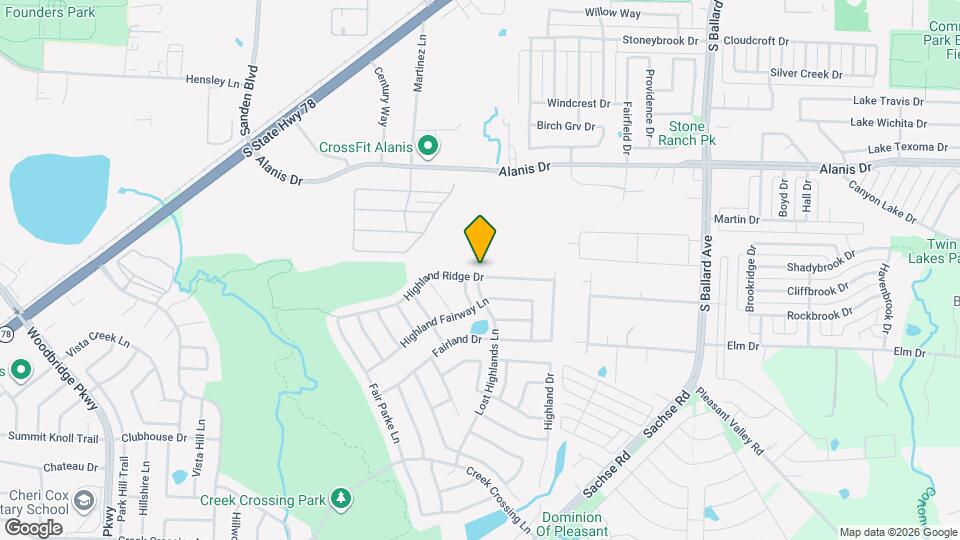 336 Highland Ridge Dr Map and Location Details