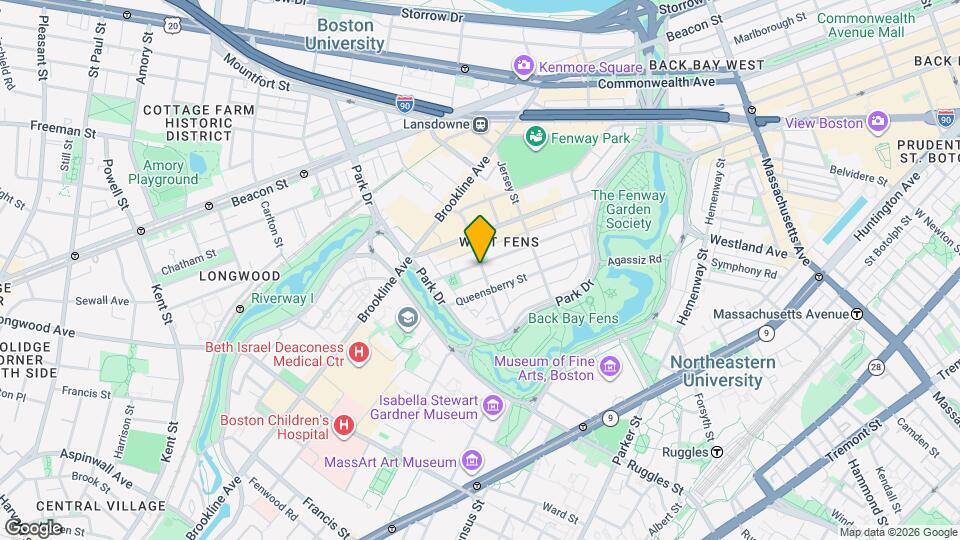 55 Kilmarnock St Map and Location Details