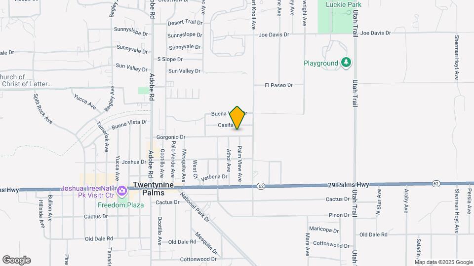 74032 Gorgonio Dr Map and Location Details