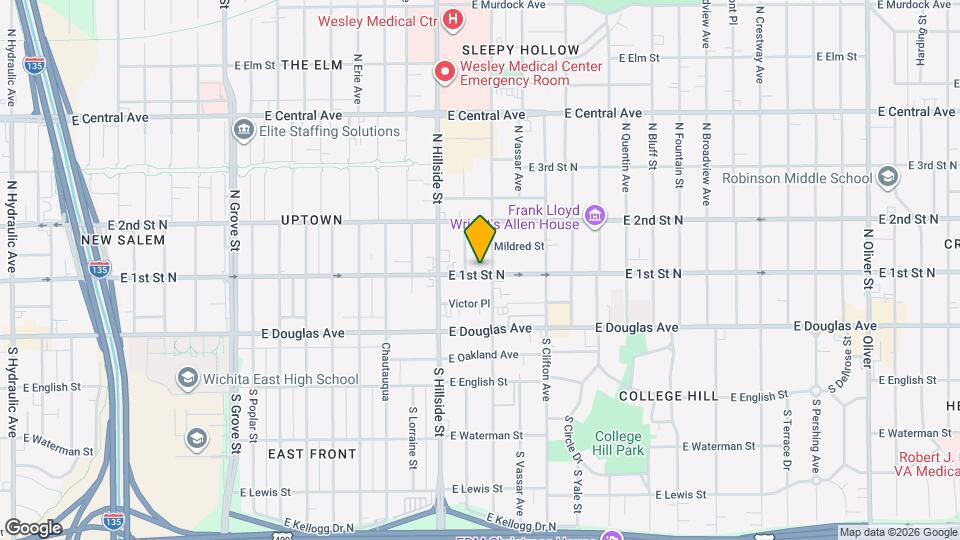3238 E 1st St N Mapa y Detalles de la Ubicación