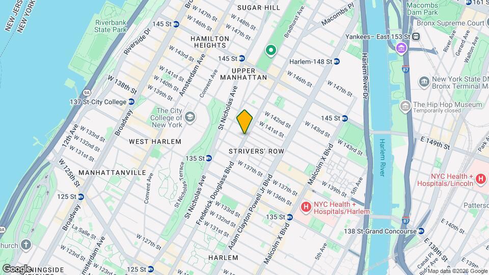 2611 Frederick Douglass Blvd, Unit 2G Map and Location Details