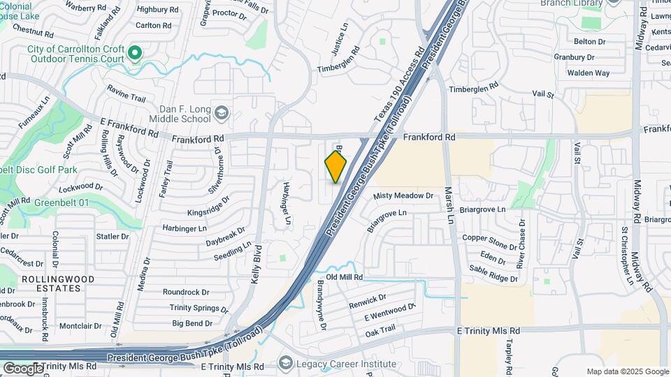 17821 Brent Dr Map and Location Details