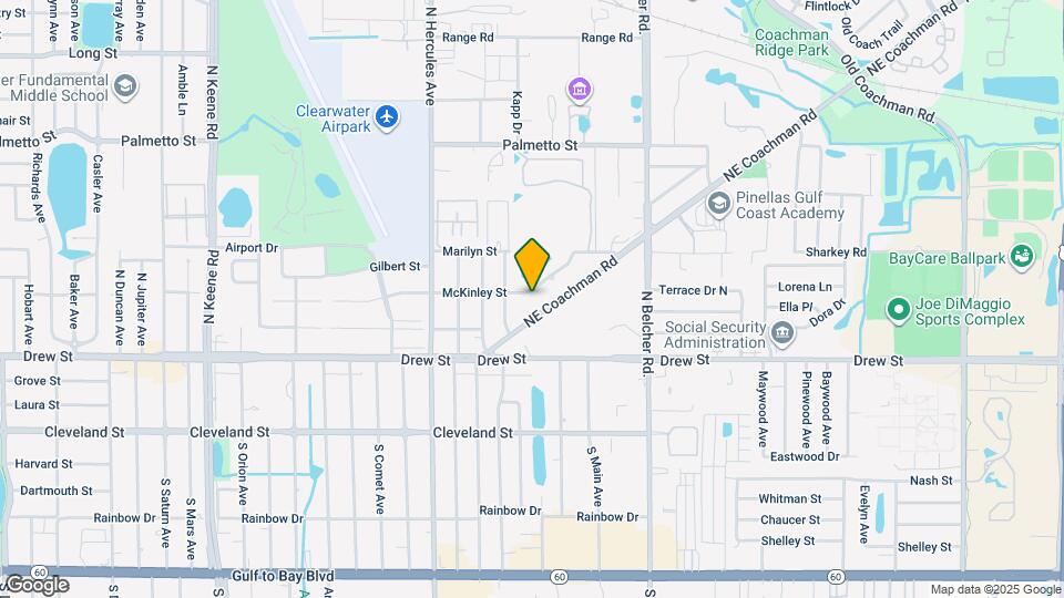 2121 McKinley St Map and Location Details
