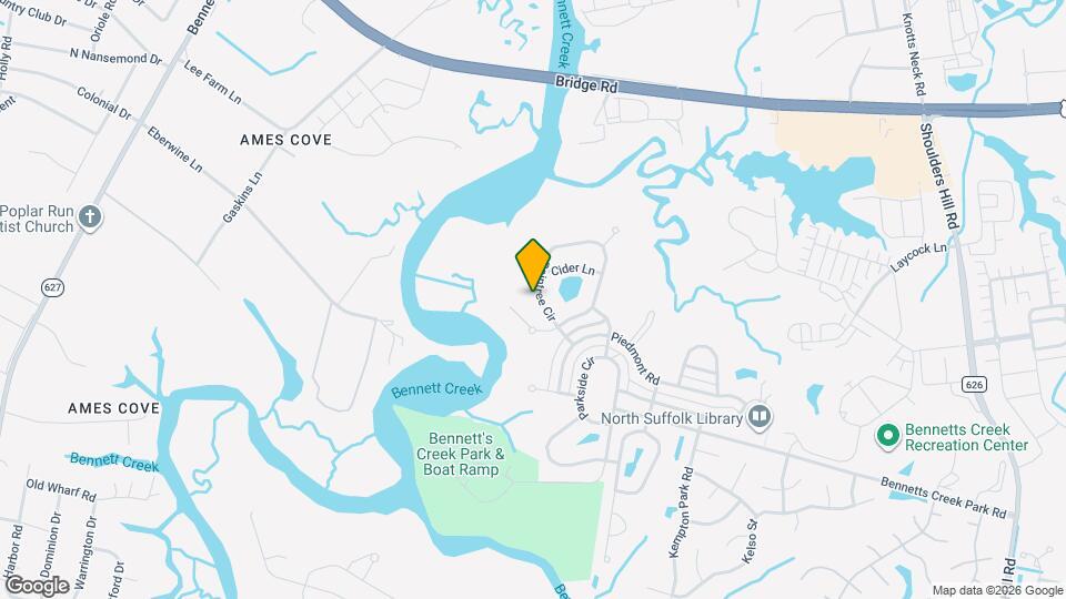 3418 Raintree Cir Map and Location Details