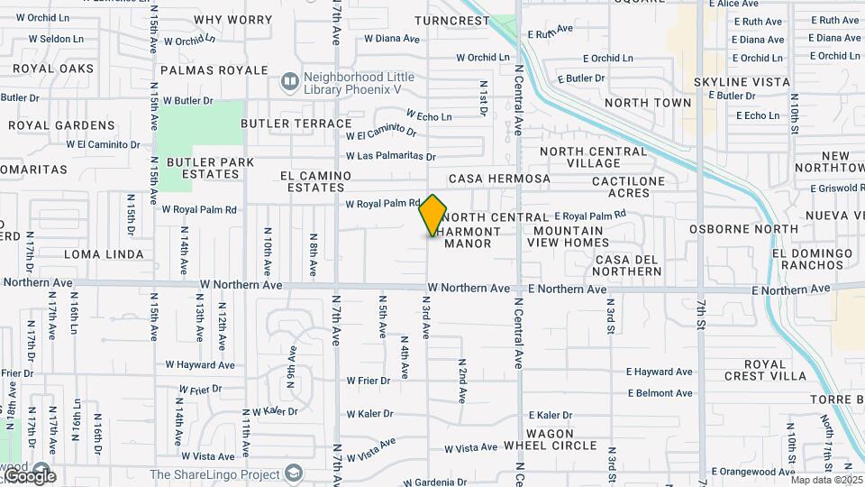 243 W Harmont Dr Map and Location Details