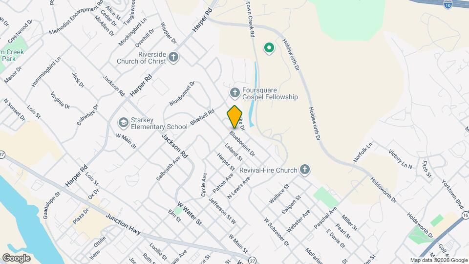 612 Bluebonnet Dr Map and Location Details