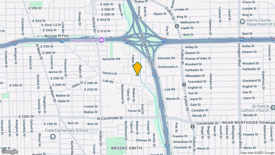 Houston Heights Map and Location Details