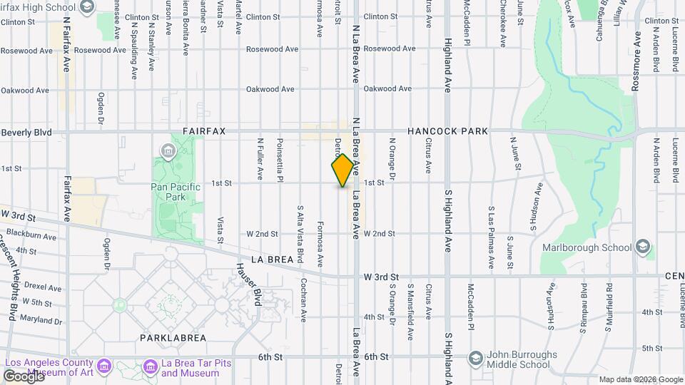 112 S Detroit St Map and Location Details