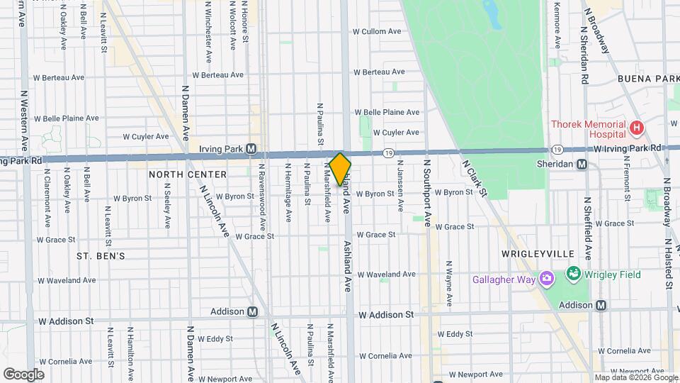 1608 W Byron St Map and Location Details