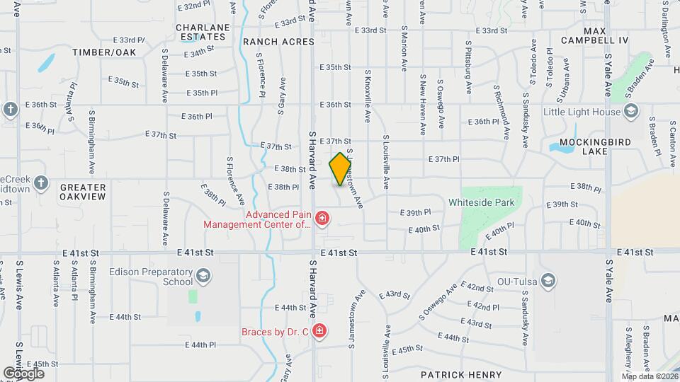 3823 S Indianapolis Ave Map and Location Details