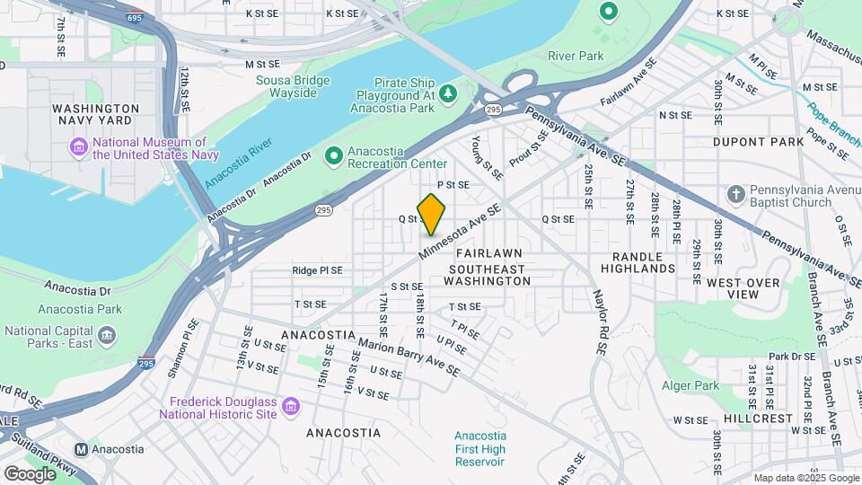 1810 Minnesota Ave SE Mapa y Detalles de la Ubicación