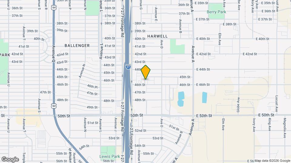 4509 Avenue G Map and Location Details